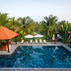 Отель Riverside Bamboo Resort Hoi An бассейн фото 3