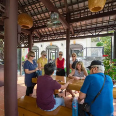 Отель Green Tea Homestay 2* Стандартный номер с различными типами кроватей фото 9