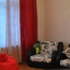 Гостиница MacHostel on Serafimovicha Street комната для гостей