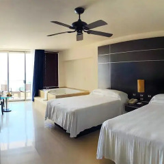 Отель Seadust Cancun Family Resort 5* Стандартный номер с различными типами кроватей фото 4