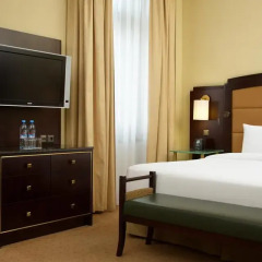 Гостиница Hilton Москва Ленинградская 5* Номер Делюкс с различными типами кроватей фото 10