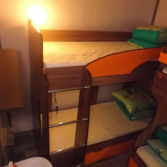 Hostel Uyutnoye Mestechko Кровать в общем номере с двухъярусной кроватью фото 4