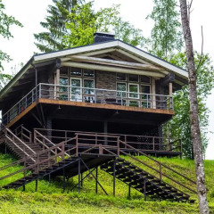 Гостиница Эко-парк Времена года Шале разные типы кроватей фото 6