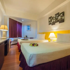 Grand Plaza Hotel 2* Стандартный семейный номер с двуспальной кроватью фото 2