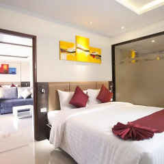 Отель Paripas Patong Resort 4* Стандартный семейный номер с разными типами кроватей фото 6