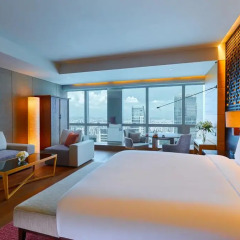 Отель Park Hyatt Guangzhou 5* Стандартный номер с различными типами кроватей фото 2