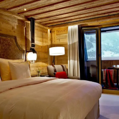 Отель The Alpina Gstaad 5* Номер Делюкс с различными типами кроватей
