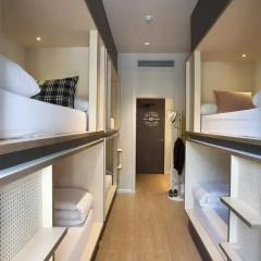TOC Hostel Barcelona Кровать в общем номере с двухъярусной кроватью фото 7