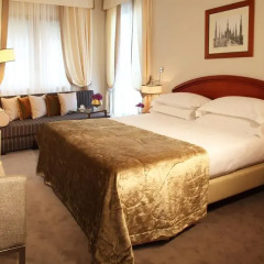 Отель The Rosa Grand Milano - Starhotels Collezione 4* Улучшенный номер фото 6