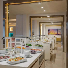Отель Venezia Terme Италия, Абано-Терме - 6 отзывов об отеле, цены и фото номеров - забронировать отель Venezia Terme онлайн питание фото 2