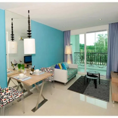 Отель Atlantis Condo Pattaya by Panissara Улучшенные апартаменты с различными типами кроватей фото 4