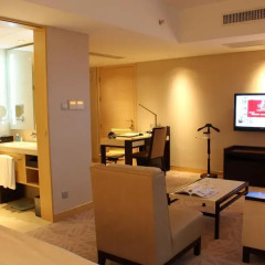 Отель Marco Polo Lingnan Tiandi Foshan Улучшенный номер с различными типами кроватей фото 3