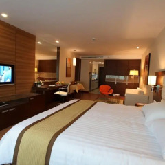 Legacy Suites Hotel Sukhumvit by Compass Hospitality 4* Студия Делюкс с разными типами кроватей фото 6