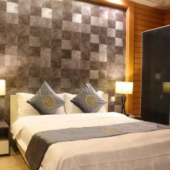 Апартаменты She & He Service Apartment - Huifeng Номер Делюкс с различными типами кроватей фото 3