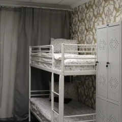 Хостел Ника-Сити Кровати в общем номере с двухъярусными кроватями фото 12