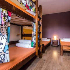Top Hostel Pokoje Goscinne Кровать в общем номере фото 9