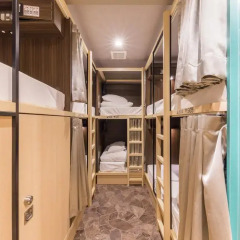 EAST57 ASAKUSABASHI - Hostel Кровать в женском общем номере с двухъярусной кроватью фото 6