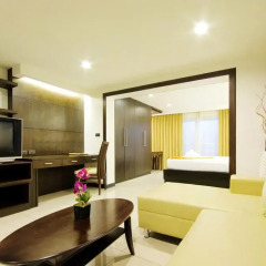 Отель Baywalk Residence Pattaya By Thaiwat 3* Номер Делюкс с разными типами кроватей фото 6