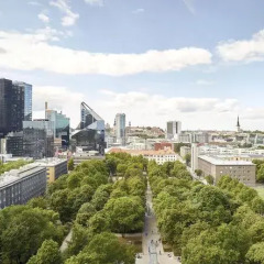 Отель Hilton Tallinn Park 4* Представительский номер с разными типами кроватей фото 11