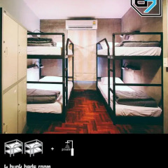 A7 Hidden Hostel Кровать в общем номере фото 22