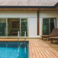 Отель Two Villas Holiday Oriental Style Layan Beach 4* Вилла с различными типами кроватей фото 27