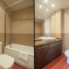 Отель Tamarit Apartments Испания, Барселона - отзывы, цены и фото номеров - забронировать отель Tamarit Apartments онлайн ванная фото 2