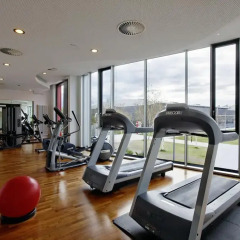 Отель Hilton Garden Inn Stuttgart Neckar Park фитнесс-зал фото 3