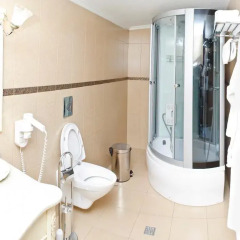 Гостиница Edelweiss Hotel в Новосибирске 1 отзыв об отеле, цены и фото номеров - забронировать гостиницу Edelweiss Hotel онлайн Новосибирск ванная фото 2