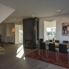 Отель Penthouse Stephansplatz Люкс с различными типами кроватей фото 16