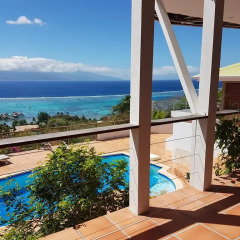 Отель Villa Blue Lagoon by Tahiti Homes бассейн