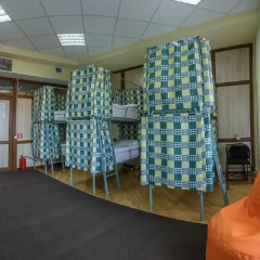 DimAL Hostel Almaty Кровать в мужском общем номере двухъярусные кровати фото 5