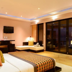 Отель Adaaran Prestige Vadoo 5* Вилла с различными типами кроватей фото 12