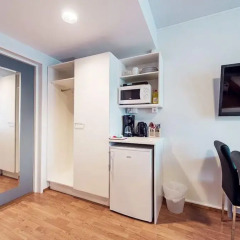 Отель Forenom Aparthotel Helsinki Herttoniemi Стандартный номер с различными типами кроватей фото 10