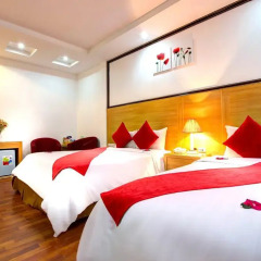 Hanoi Amanda Hotel 3* Стандартный семейный номер с двуспальной кроватью фото 2