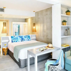 Отель Antigoni Beach Resort 4* Стандартный номер разные типы кроватей фото 6
