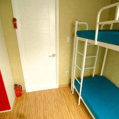 Kimchee Sinchon Guesthouse - Hostel Кровать в общем номере с двухъярусной кроватью фото 28
