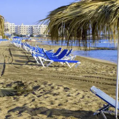 Отель Oceanview Villa 100 Кипр, Протарас - отзывы, цены и фото номеров - забронировать отель Oceanview Villa 100 онлайн пляж фото 2