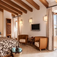 Отель Castell Son Claret 5* Номер Делюкс с различными типами кроватей фото 3