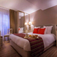 Отель Hôtel Champerret Héliopolis 3* Стандартный номер с различными типами кроватей фото 6