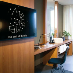 me and all hotel duesseldorf 3* Стандартный номер с различными типами кроватей