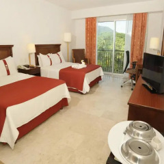 Отель Gamma de Fiesta Inn Plaza Ixtapa 3* Улучшенный номер с различными типами кроватей фото 4