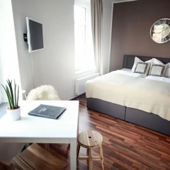 Апартаменты Hentschels Apartments Апартаменты с различными типами кроватей фото 16