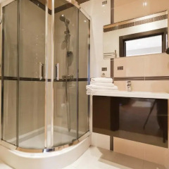 Гостиница Minsk Apartment Service Luxe Class Беларусь, Минск - 3 отзыва об отеле, цены и фото номеров - забронировать гостиницу Minsk Apartment Service Luxe Class онлайн ванная