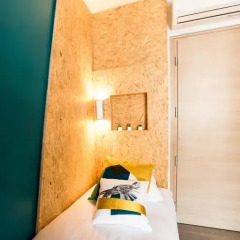 Beautiful Belleville Hostel & Hotel Улучшенный номер с различными типами кроватей фото 9