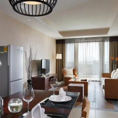 Отель Serenity Coast All Suite Resort Sanya 5* Улучшенный люкс с различными типами кроватей фото 2