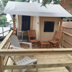 Отель Camping Bungalows El Far балкон