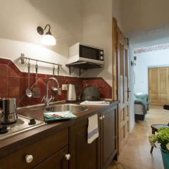 Апартаменты Antique Apartments - Plac Szczepanski Студия с различными типами кроватей фото 7