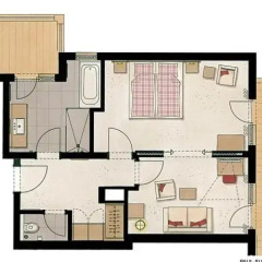 Hotel Feldwebel 4* Люкс с различными типами кроватей фото 7