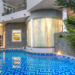 Отель An Huy Villa 3* Вилла с различными типами кроватей фото 18