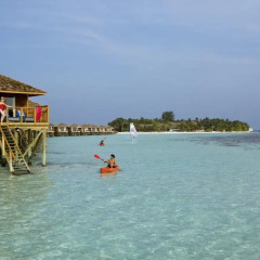 Отель Vilamendhoo Island Resort & Spa 4* Вилла с различными типами кроватей фото 13